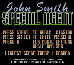 John Smith - Special Agent (USA) (Beta) (1992-08-27)